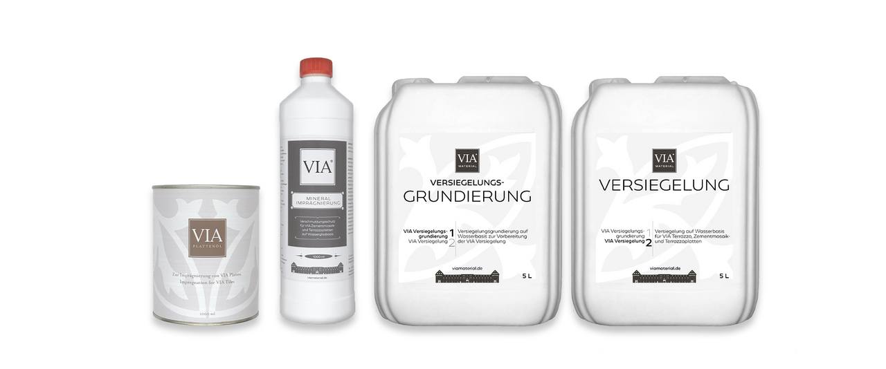VIA Mineralimprägnierung und VIA Plattenöl  