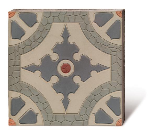 Musterplatte Zementfliese 