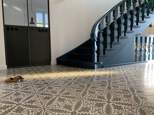 VIA Jugendstilmuster modern verlegt