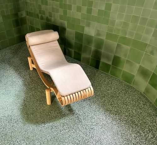 Terrazzo im Saunabereich