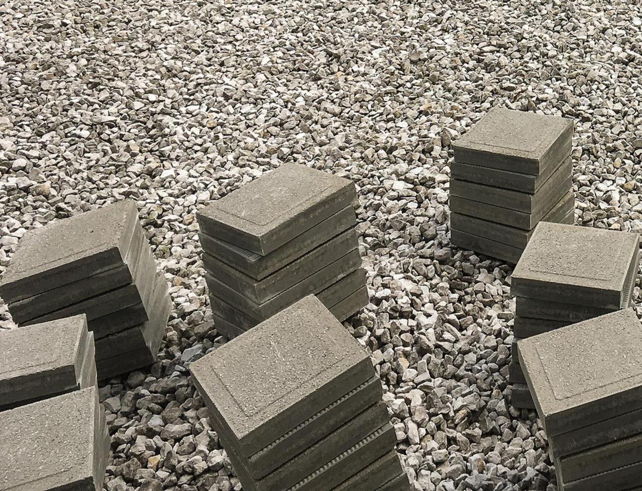 pavement panels before processing  