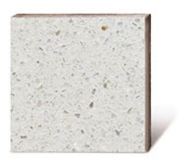 VIA Via Terrazzo Zementmosaikplatte weiß mit kleiner Körnung N° 900001