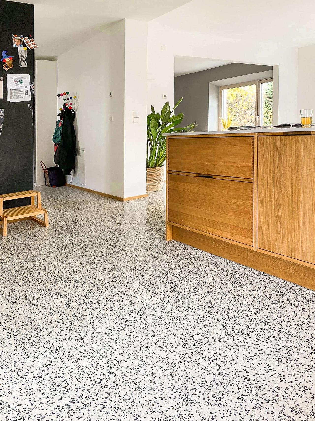 VIA Terrazzo in der Wohnküche VIA Terrazzo in der Wohnküche