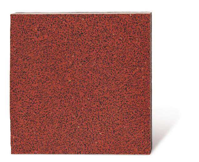 Terrazzofliese rot 3D 