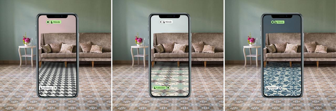 Zementfliesen Visualisierer von VIA