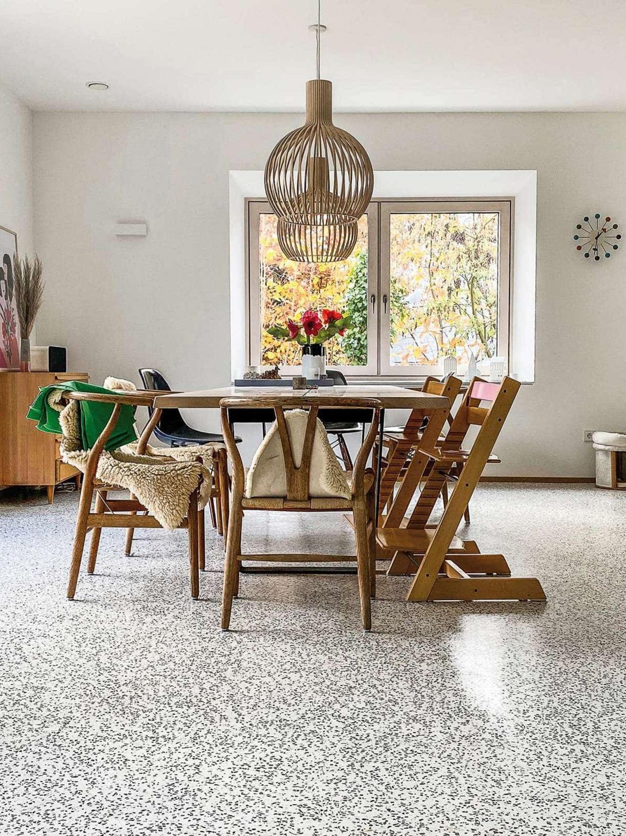 Terrazzo im Esszimmer Terrazzo im Esszimmer