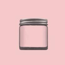 Frabe Puderrosa im Glas 