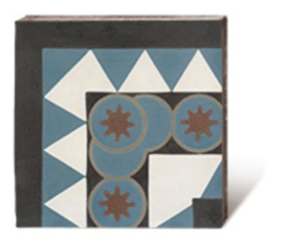 VIA Zementfliese Ecke zur Paulplatte